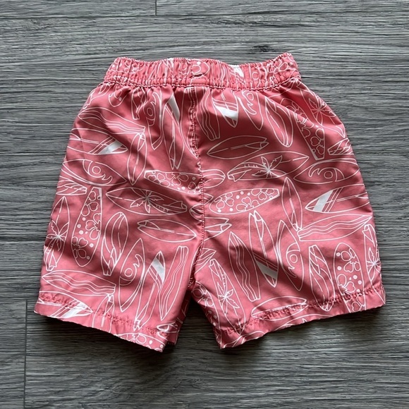 Wonder Nation Surfboard Swim Trunks Salmon Colored Size 3T - Picture 4 of 4
